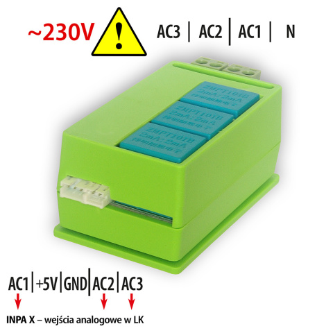AC-METER - sensor napięcia AC trójfazowy AC-METER - sensor napięcia AC trójfazowy