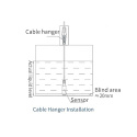 Pressure liquid level gauge with Modbus bus