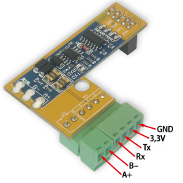 MODBUS RTU - nakładka z konwerterem RS485 dla LK3.9, LK3.5:HW3.7, HW3.8