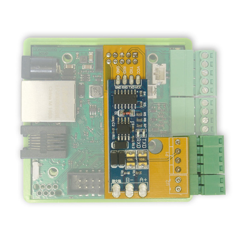 MODBUS RTU - nakładka z konwerterem RS485 dla LK3.9, LK3.5:HW3.7, HW3.8 MODBUS RTU - nakładka z konwerterem RS485 dla LK3.9, LK3.5:HW3.7, HW3.8