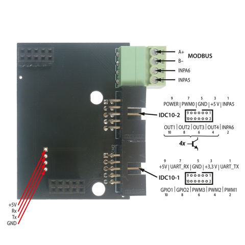 tHAT4 IDC10 overlay board tHAT4 IDC10 overlay board