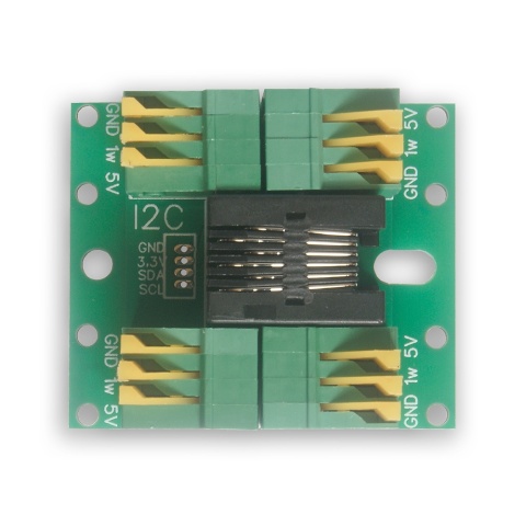 Rozdzielacz 4x 1-Wire DS18B20 zaciski sprężynowe Rozdzielacz 4x 1-Wire DS18B20 zaciski sprężynowe