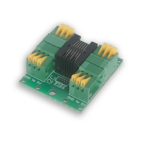 Rozdzielacz 4x 1-Wire DS18B20 zaciski sprężynowe Rozdzielacz 4x 1-Wire DS18B20 zaciski sprężynowe