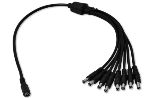Rozgałęziacz zasilania 1G - 8W 2.1/5.5mm Rozgałęziacz zasilania 1G - 8W 2.1/5.5mm