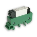 Relay board with RM85 relay 16 A, 24 V coil, with DIN rail mount